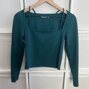 Abercrombie & Fitch Strappy Square Neck Top